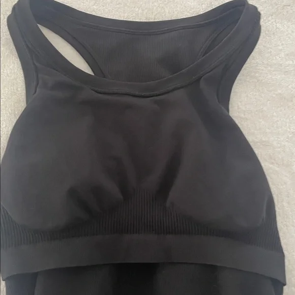 SPANX Black Ribbed Tank - Picture 8 of 8